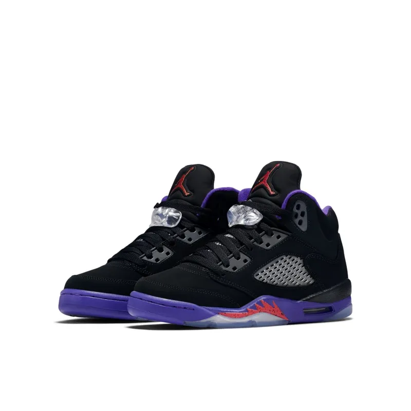 Jordan 5 Retro Fierce Purple (GS) Black/Ember Glow-Fierce Purple (440892-017)