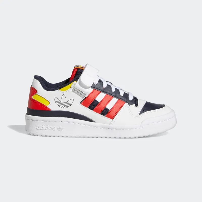 adidas Forum Low Cloud White / Legend Ink / Red (H04423)