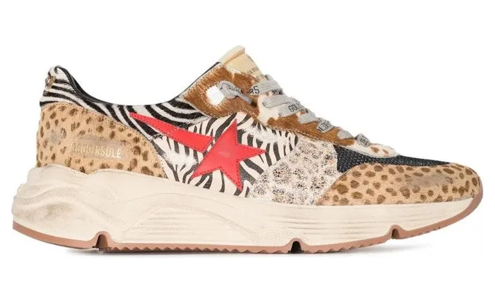 Golden Goose Running Sole Safari Print Multi (GMF00276F00256380100)