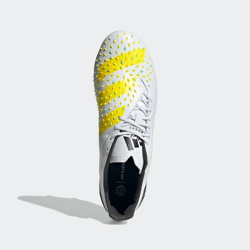 Adidas Rugby Predator Malice SG Cloud White / Beam Yellow / Core Black (GZ4164)