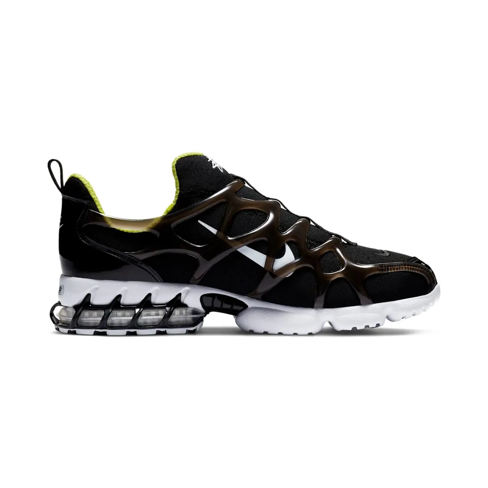 Nike x Stussy Air Zoom Spiridon ‘Kukini’ Black Bright Cactus (2020) (CJ9918-001)