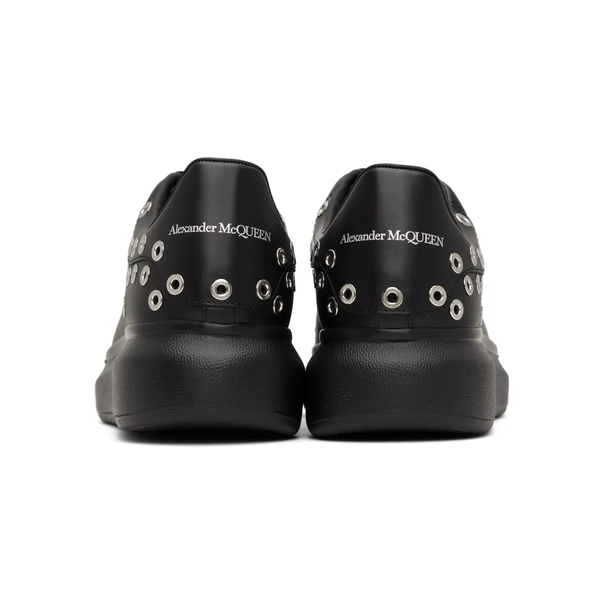 Alexander McQueen Black Larry 1081 BLACK/SILVER (730079WHQYW) (2)