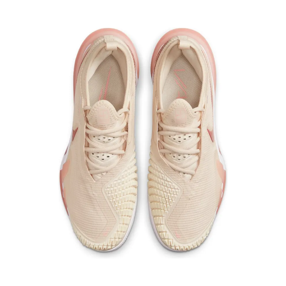 NikeCourt React Vapor Nxt (gravel) “Pearl White / White / Bleached Coral / Canyon Rust” (CV0746-261)