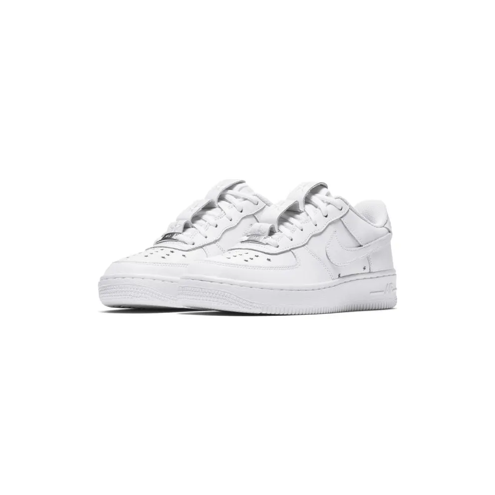 Nike Air Force 1 Low Independence Day 2018 White (GS) White/White-Midnight Navy (AR0688-100)