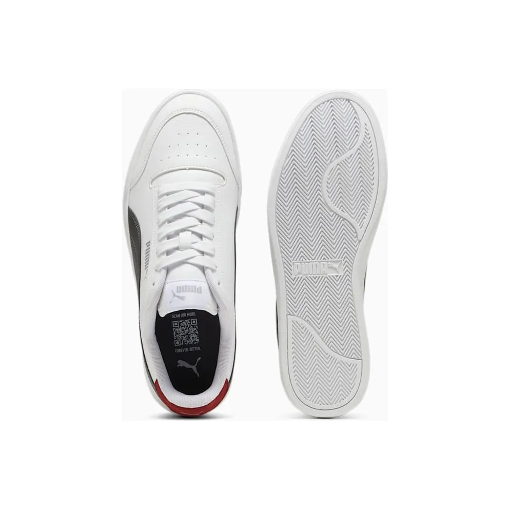Puma Shuffle White / Shadow Gray / Intense Red (309668-33)