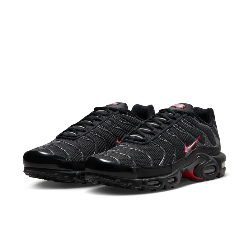 Nike Air Max Plus Black University Red Metallic Silver (HF4293-001)