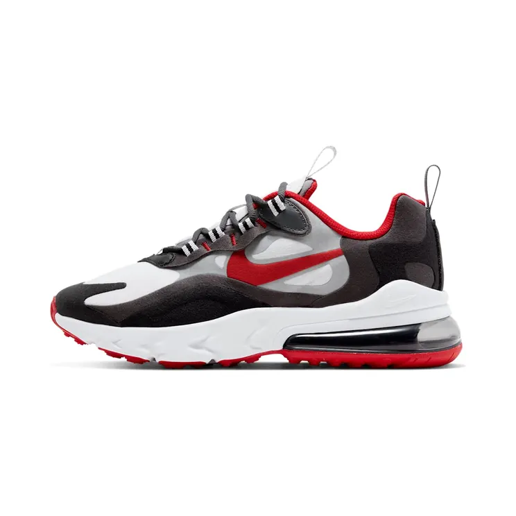 Nike Air Max 270 University Red Iron Grey (GS) “Black / Iron Grey / Vast Grey / University Red” (BQ0103-013)