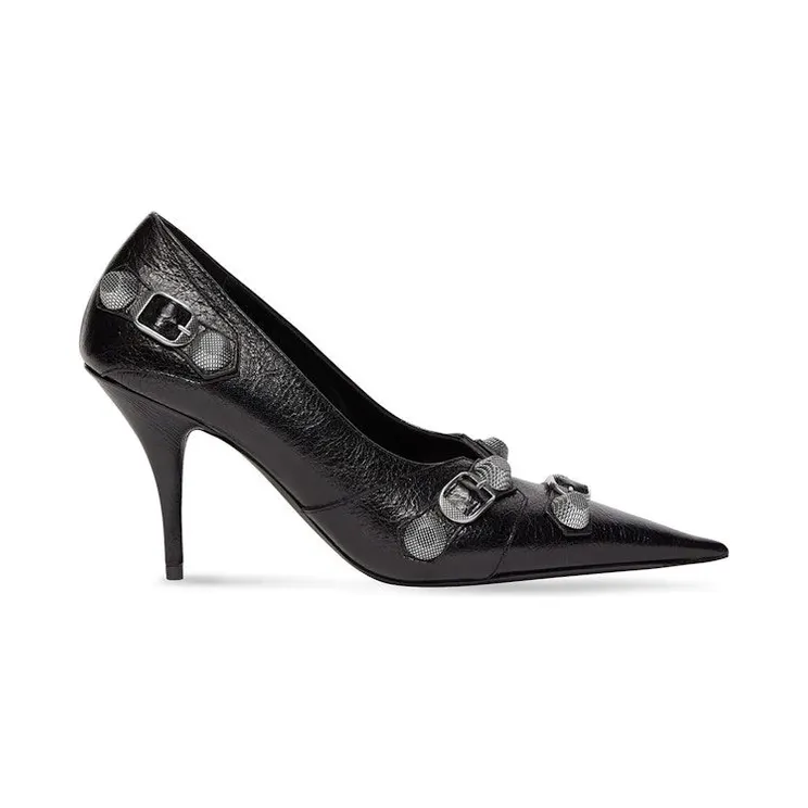 Balenciaga Cagole 90mm Pump Black (714252WAD4E1081)