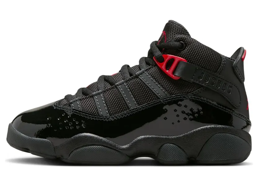 Jordan 6 Rings Black Anthracite Fire Red (323432-026)