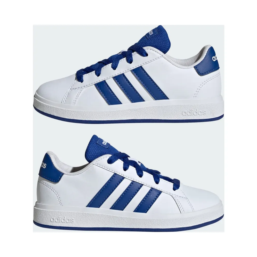 Adidas Grand Court Lifestyle Tennis Lace-Up Cloud White / Royal Blue / Core Black (JQ8008)