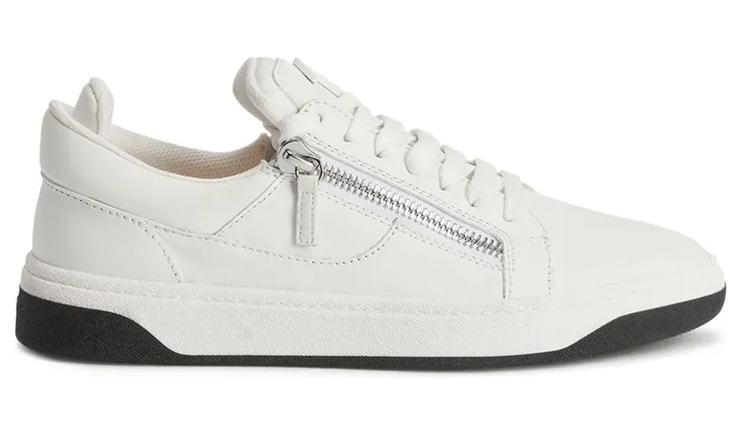 Giuseppe Zanotti GZ94 Sneakers mit doppeltem Reißverschluss – Weiß (RM30035002)