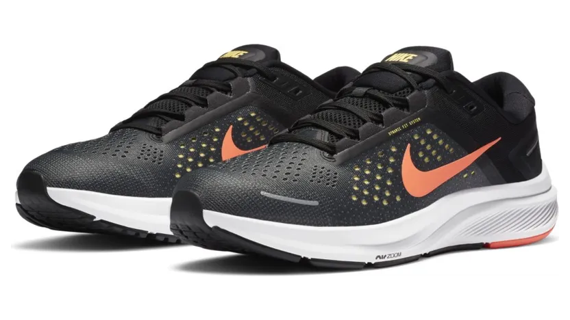 Nike Air Zoom Structure 23 Black Bright Mango (CZ6720-006)