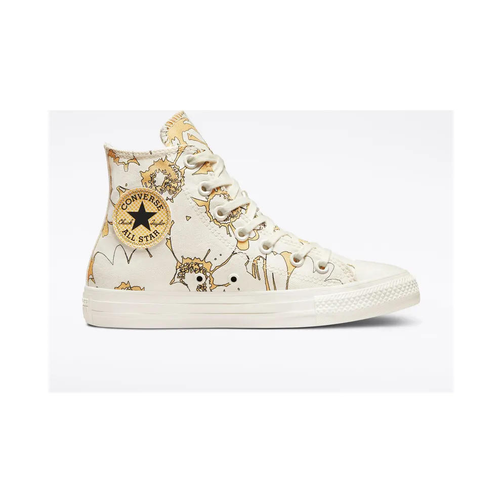 Converse Chuck Taylor All Star Crafted Florals Egret/Cyber Mango/Egret (A01188C)