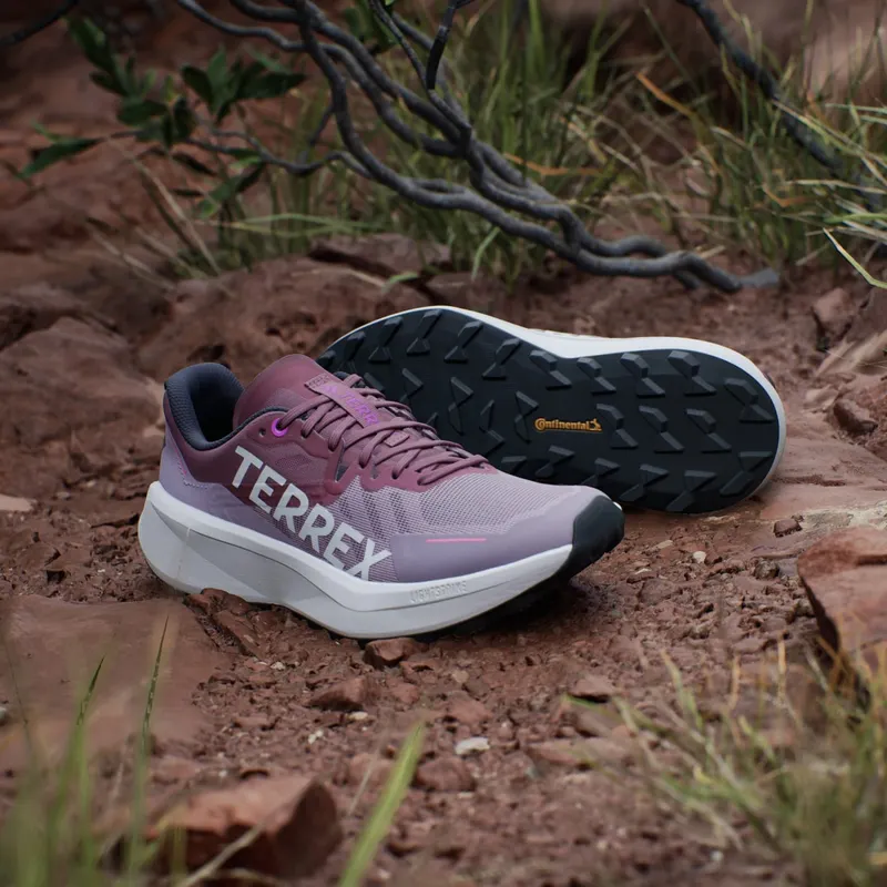 Adidas Terrex Agravic 3 Trail Running Preloved Fig / Grey One / Pink Fusion (IG6583)