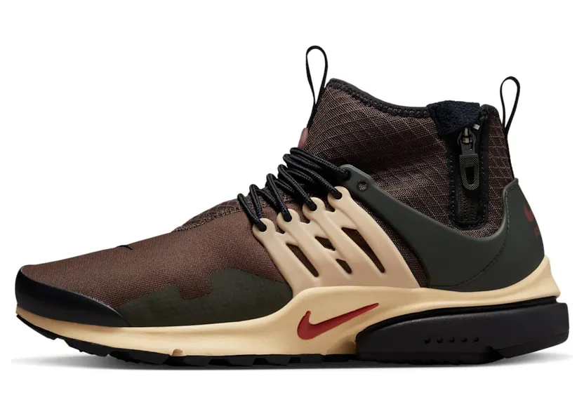 Nike Air Presto Mid Utility Baroque Brown Sesame Sequoia Canyon Rust (DC8751-200)