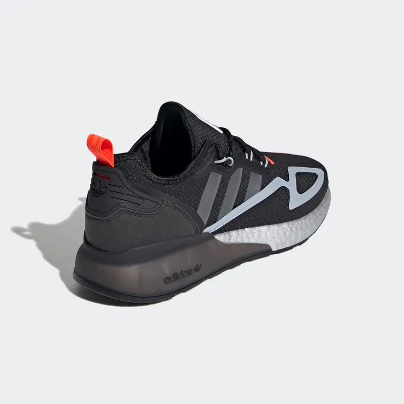adidas ZX 2K Boost Core Black / Halo Silver / Glow Blue (FY5724)