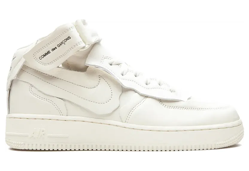 Nike x Comme des Garçons Air Force 1 mid-top sneakers – Wit (DC3601)