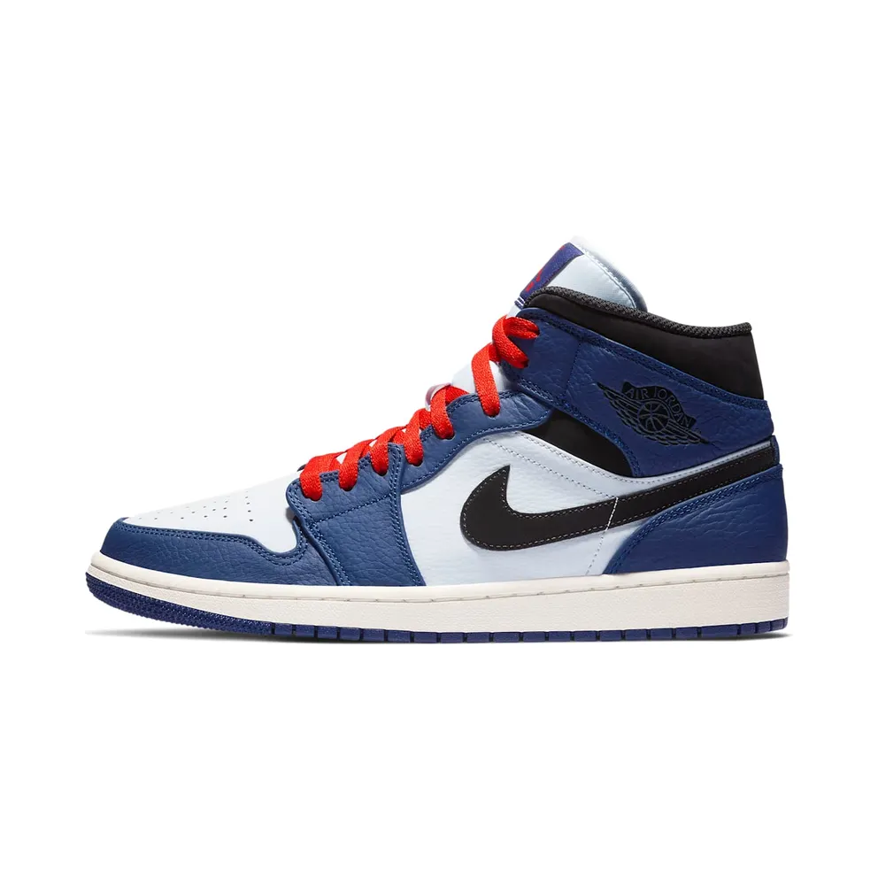 Air Jordan Nike AJ I 1 Mid Deep Royal Blue Black (852542-400)