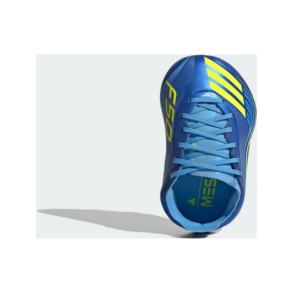 adidas F50 Messi Elite Firm Ground Boots Kids “Royal Blue / Solar Yellow / Semi Blue Burst” (JP7450)
