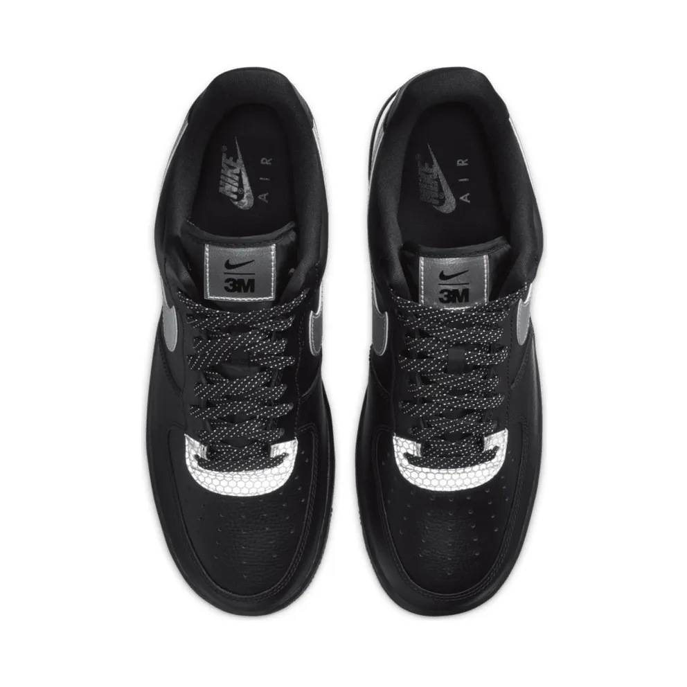 Nike Air Force 1 Low 3M Black Black/Black-Metallic Silver (CT2299-001)