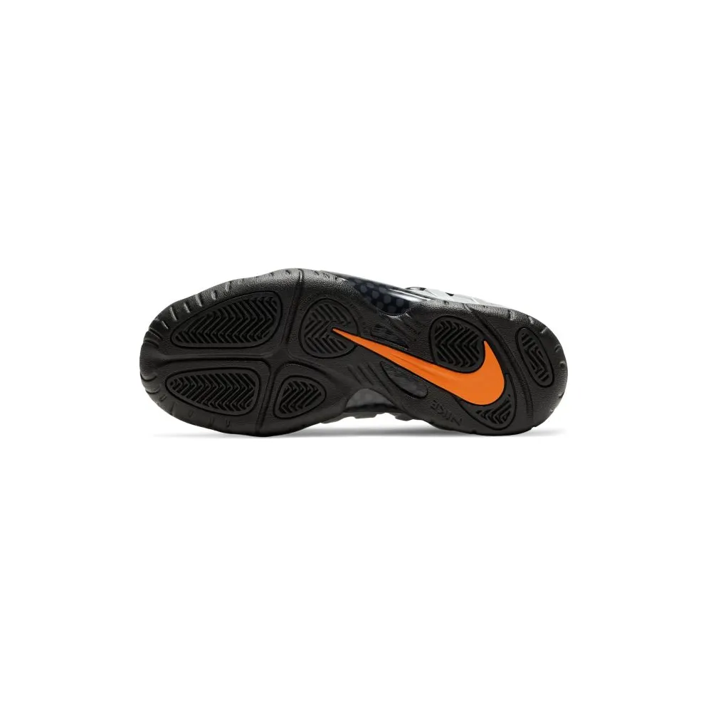 Nike Little Posite Pro GS ‘Halloween’ Flat Silver/Black/Electro Orange (644792-013)