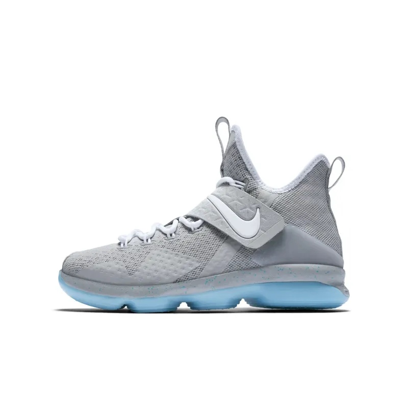 Nike LeBron 14 Mag (GS) Matte Silver/White-Glow (859468-005)