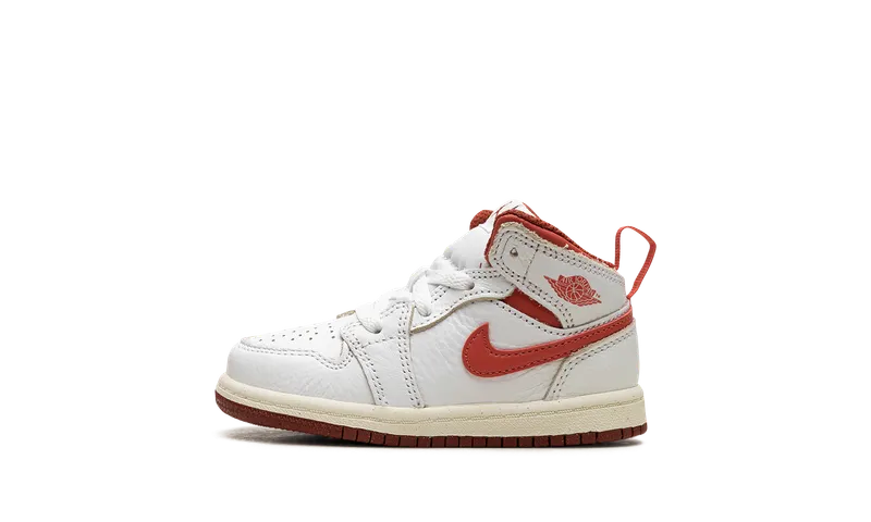 Air Jordan 1 Mid SE TD “White Dune Red” (FJ3466-160)
