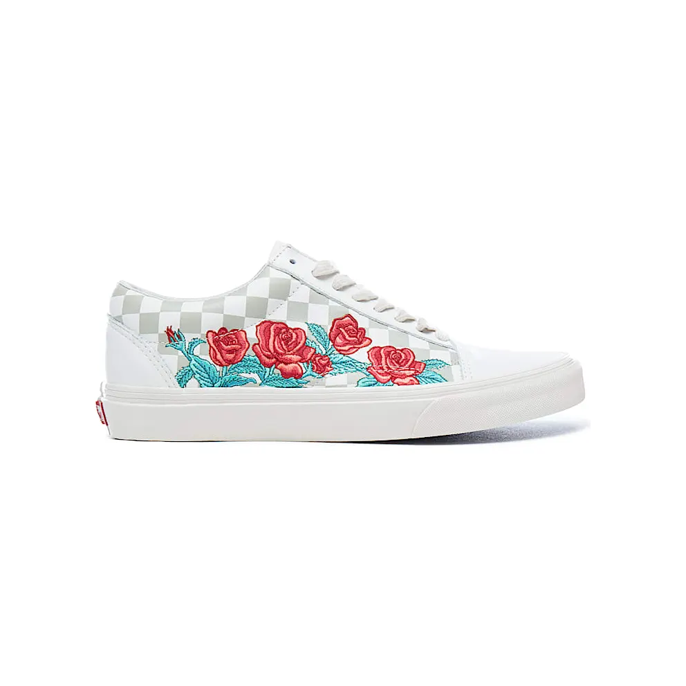 Vans Old Skool Rose Embroidery (White)