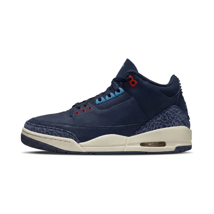 Air Jordan 3 – Sports Renaissance – “Obsidian / Track Red-Blue Beyond-Chalk” (CK3246-400)