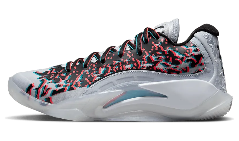 Jordan ZION 3 GS “Football Grey/Black/Flash Crimson/Chlorine Blue” (FZ4792-060)