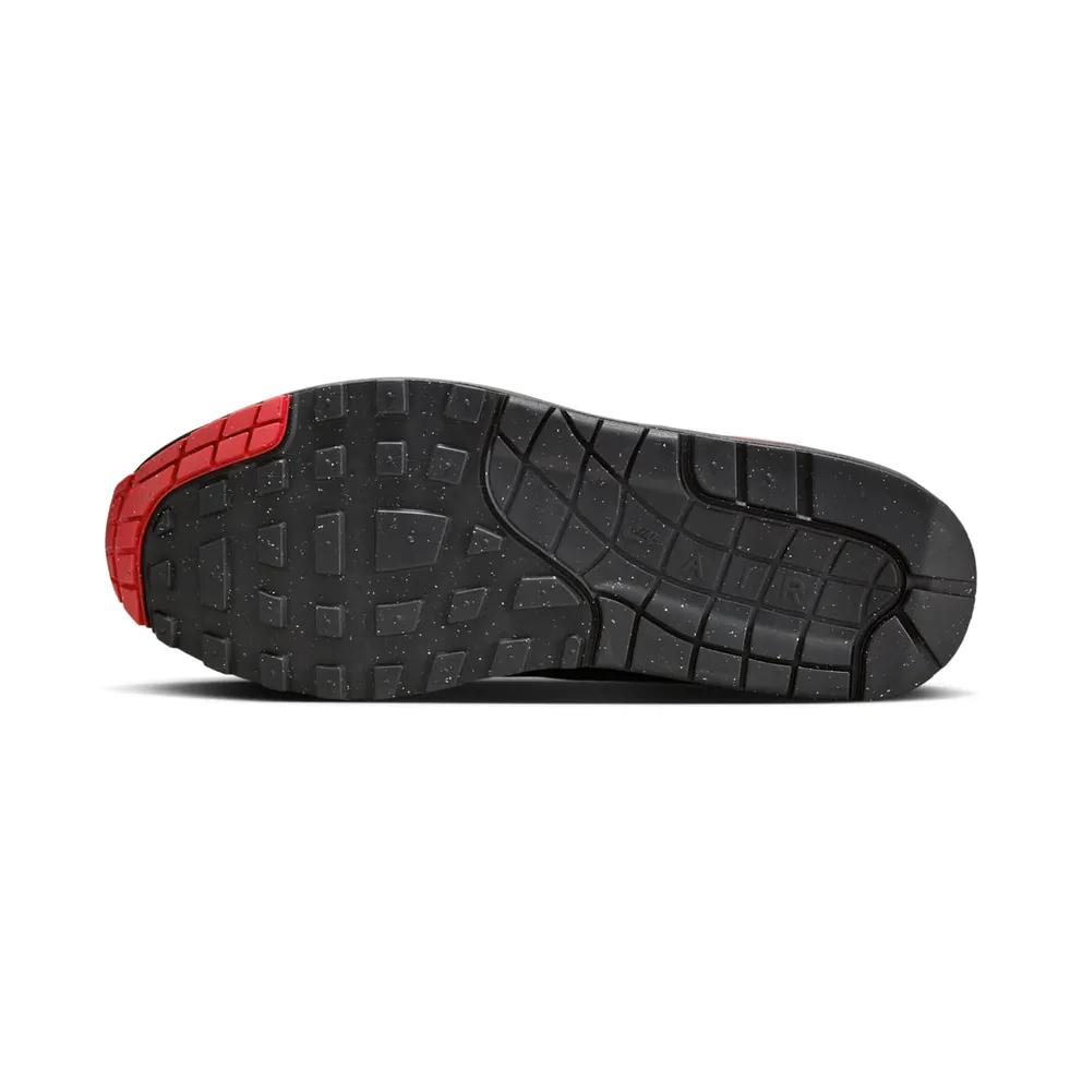 Nike Air Max 1 Essential (black / university red / iron grey) – FZ5808-008