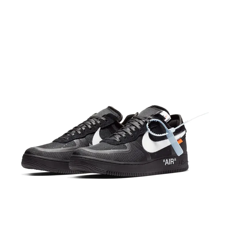 Nike x Off White Air Force AF 1 Low Black (2018) (AO4606-001)
