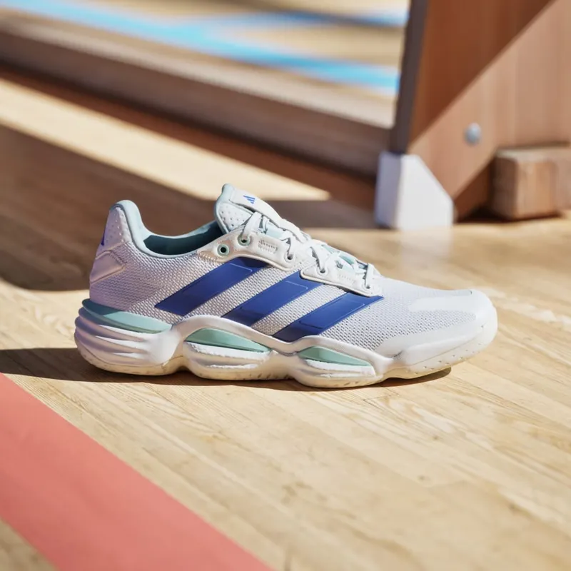 Adidas Stabil 16 Indoor Cloud White / Lucid Blue / Semi Flash Aqua (IE1084)