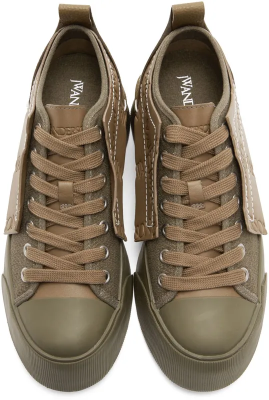 JW Anderson Khaki Logo Low (ANM38500A)
