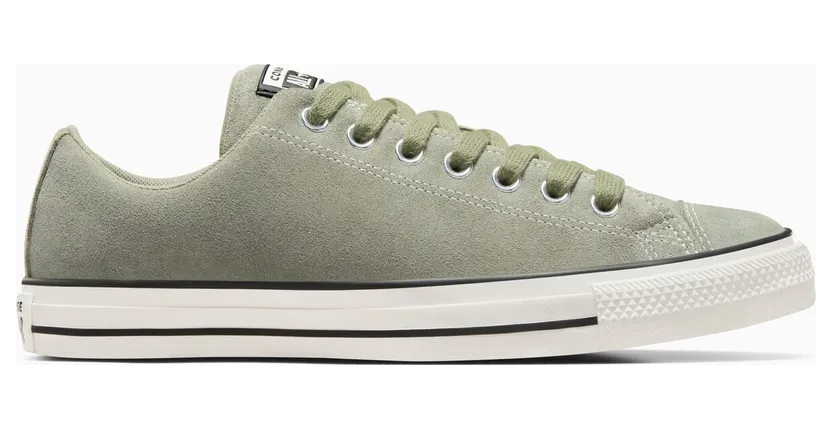 Converse Chuck Taylor All Star Wide & Padded Suede Low Top Light Field Surplus/Egret (A11604C)
