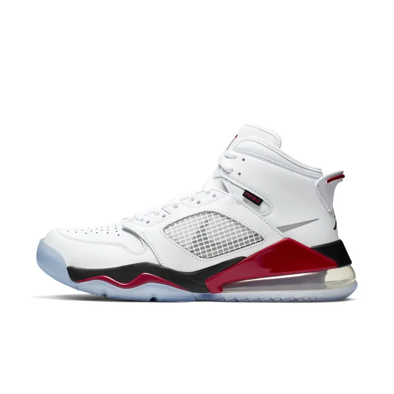 Jordan Mars 270 White Fire Red White/Reflect Silver-Fire Red-Black (CD7070-100)