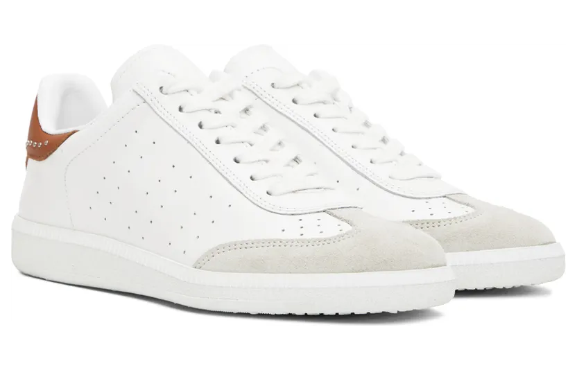 Isabel Marant White Bryce Sneakers (00MBK0029-00M022S) (4)