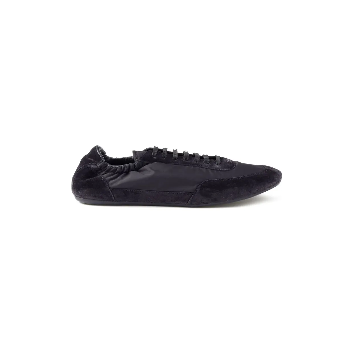 Prada Collapse Re-nylon and Suede Elasticized “Black” (2EG479 F G001 D7C F0002)