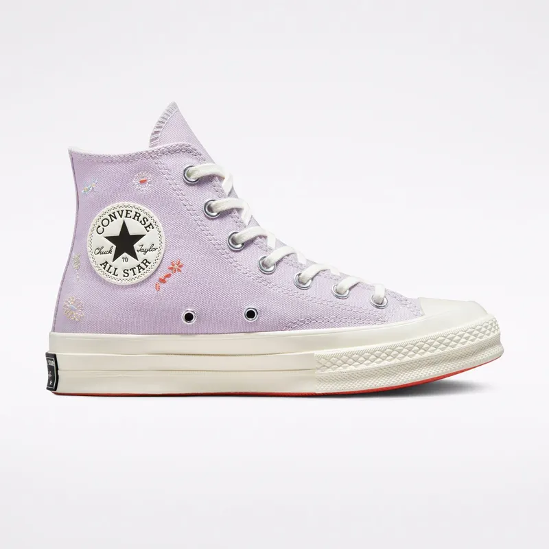 Converse Chuck 70 Embroidered Floral Pale Amethyst/multi/egret (A01584C)