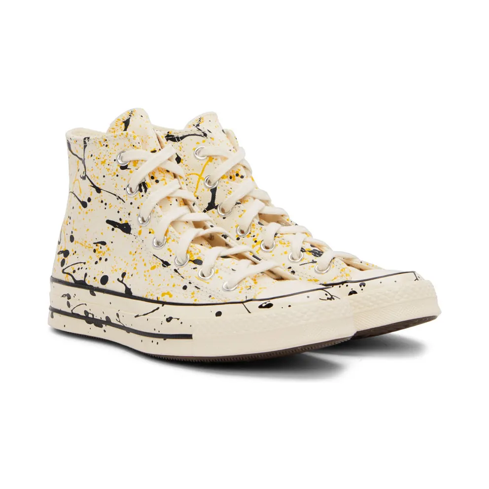 Converse Chuck 70 Archive Paint Splatter Egret/Black/amarillo (A01170C)