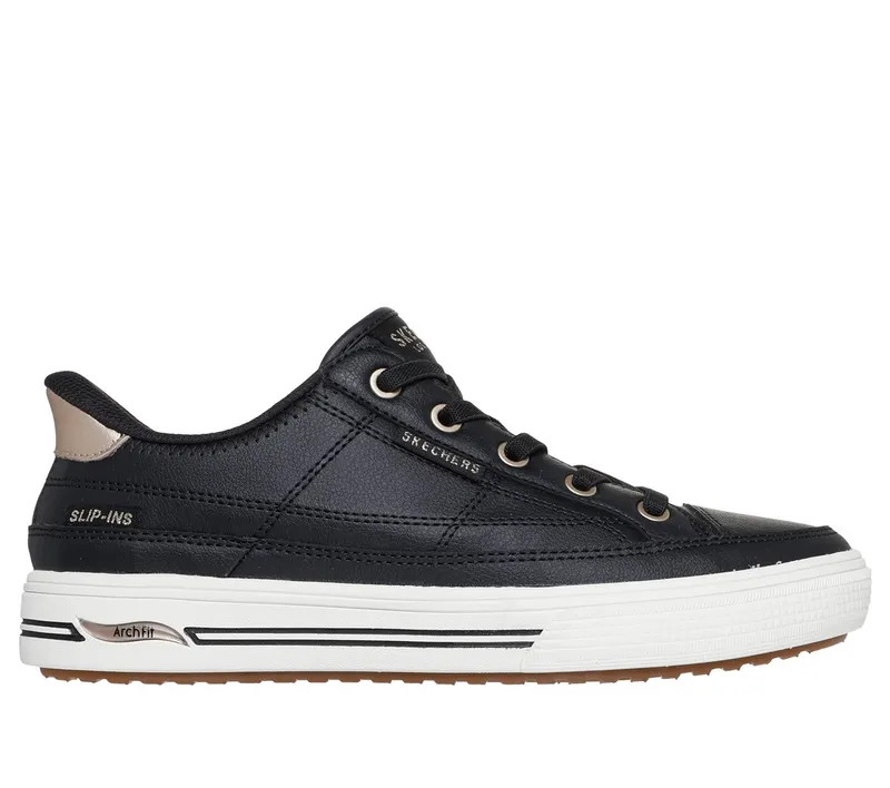 Skechers Slip-ins: Arch Fit Arcade “Catch Ya There Sneaker Black” (177218BLK)
