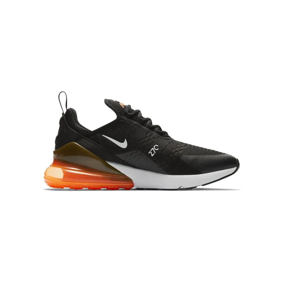Nike Air Max 270 Black White Total Orange Black/White-Total Orange (AH8050-014)