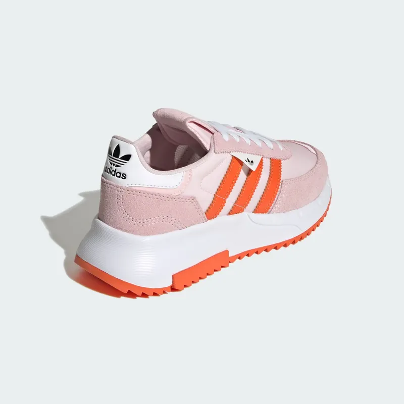 Adidas Retropy F2 Shoes Kids Clear Pink / Orange / Cloud White (IG9899)