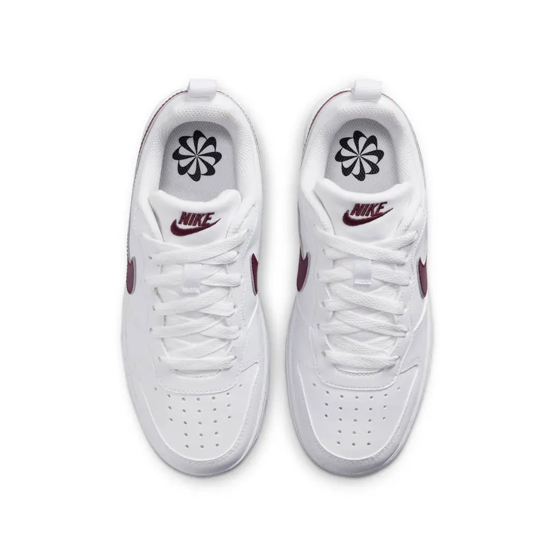 Nike Court Borough Low Recraft White Burgundy Crush (DV5456-112)