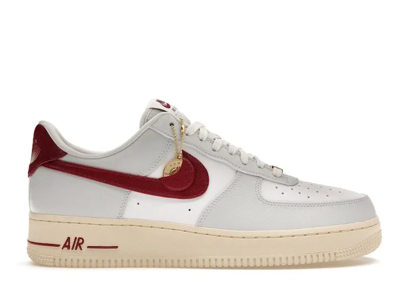 Nike Air Force 1 Low ’07 SE Just Do It Photon Dust Team Red (DV7584-001)