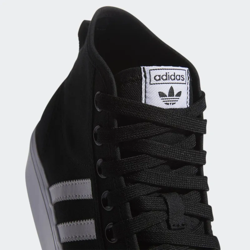 Adidas Nizza Platform Mid Core Black / Cloud White / Cloud White (FY2783)