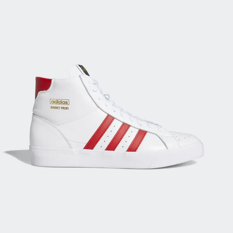 adidas Basket Profi Cloud White Scarlet Cloud White/Scarlet/Gold Metallic (FW3107)