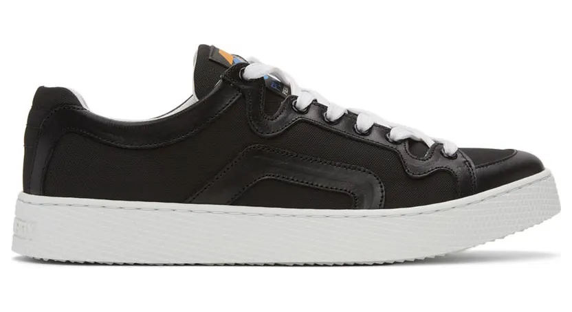 Pierre Hardy Black & White Planet 104 Sneakers (VX02_PL)