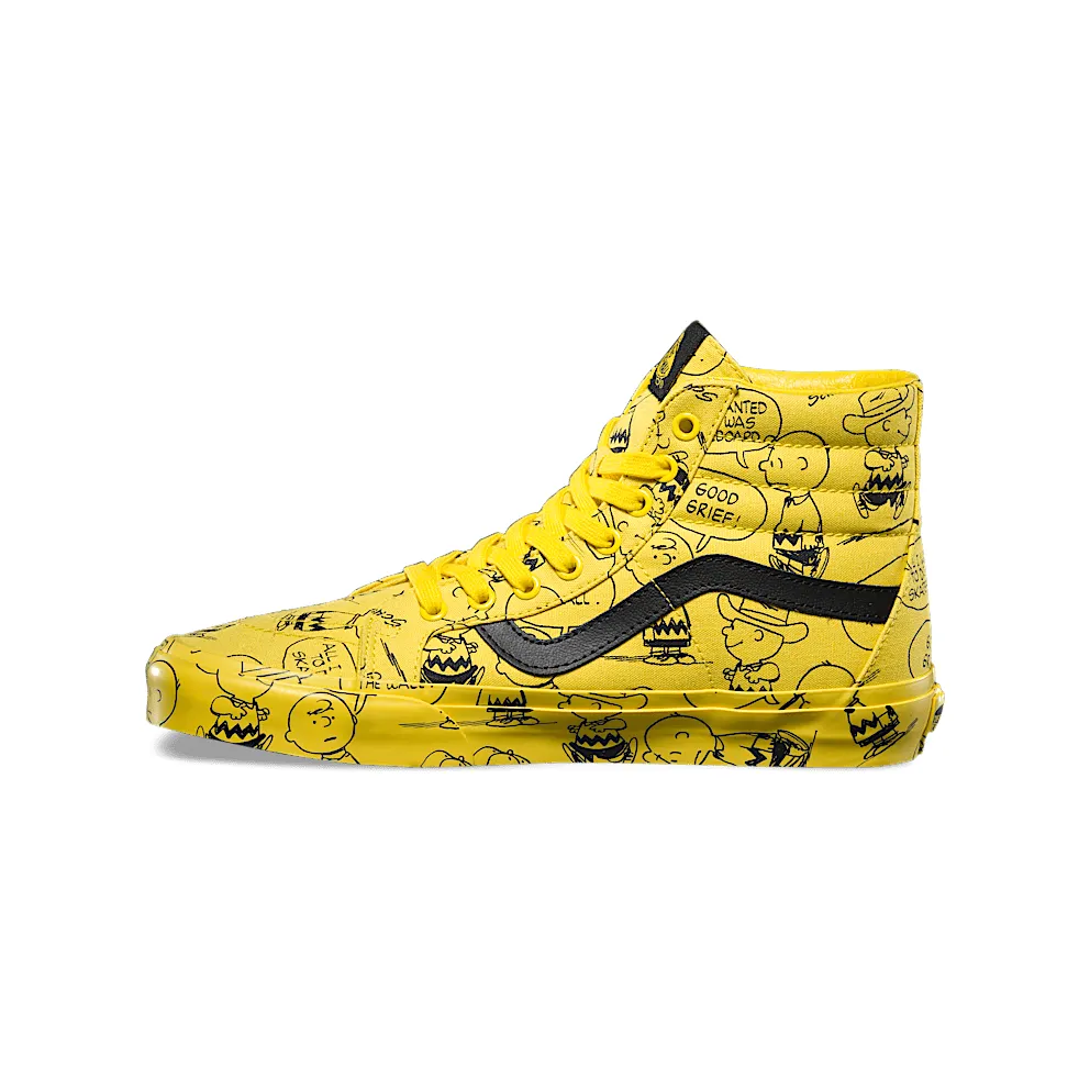 Vans Sk8-Hi Peanuts Charlie Brown Yellow/Black (VN0A2XSBQX4)