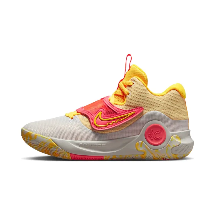 Nike KD Trey 5 X “White / Laser Orange / Phantom / Hot Punch” (DD9538-100)
